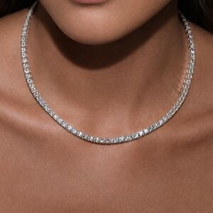 Dorsey Kate Rivière Necklace 3.75MM Lab White Sapphire 16"